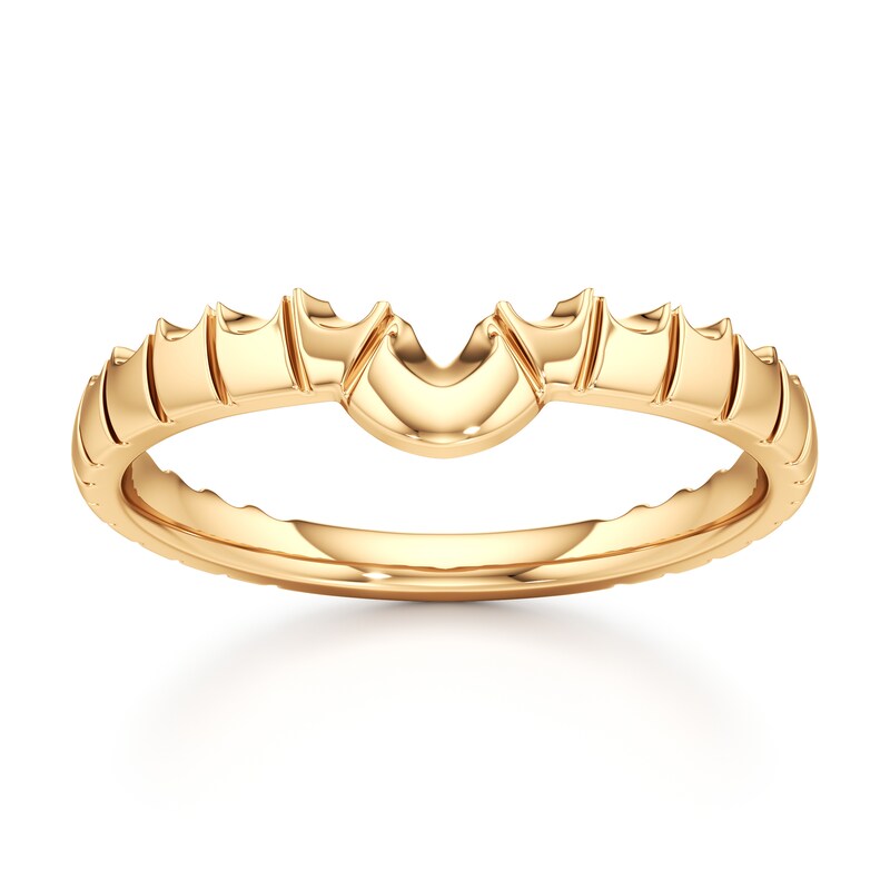 Main Image 1 of J'Lure Contour Wedding Band 18K Yellow Gold