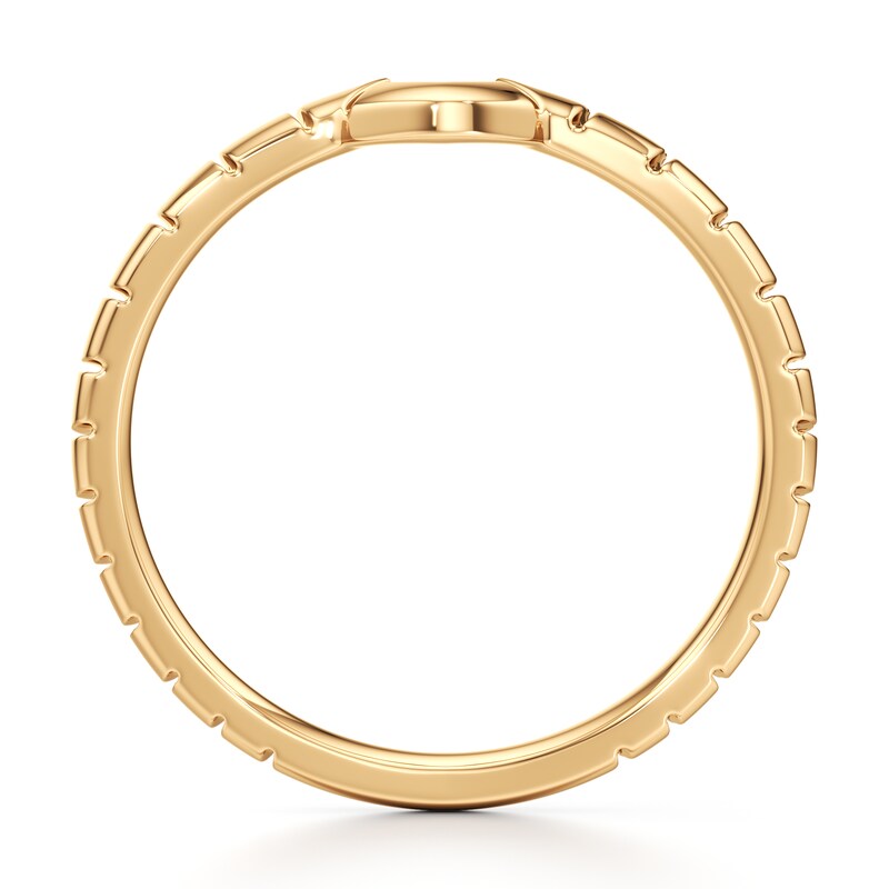 Main Image 2 of J'Lure Contour Wedding Band 18K Yellow Gold