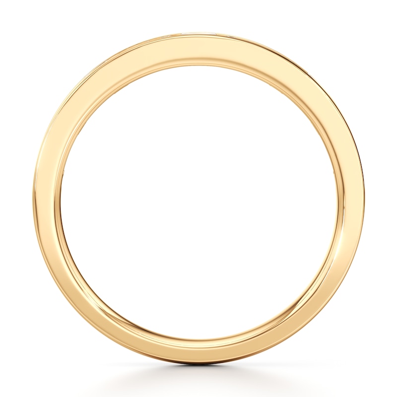 Main Image 2 of J'Lure Baguette & Round-Cut Lab-Grown Diamond Wedding Band 1/3 ct tw 18K Yellow Gold