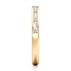 Thumbnail Image 3 of J'Lure Baguette & Round-Cut Lab-Grown Diamond Wedding Band 1/3 ct tw 18K Yellow Gold