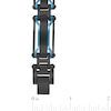 Thumbnail Image 4 of Men's Bar Link Chain Bracelet Black & Blue Ion-Plated Stainless Steel 8.5"