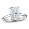 Thumbnail Image 1 of Radiant-Cut Lab-Grown Diamond Solitaire Plus Engagement Ring 3 ct tw 14K White Gold (VS2/F)