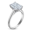 Thumbnail Image 2 of Radiant-Cut Lab-Grown Diamond Solitaire Plus Engagement Ring 3 ct tw 14K White Gold (VS2/F)