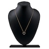 Thumbnail Image 5 of Lab-Grown Diamond Graduated Open Heart Necklace 1/4 ct tw 14K Yellow Gold 18"