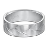 Thumbnail Image 3 of ArtCarved Men's Brushed Wedding Band 14K White Gold 7mm