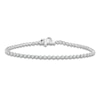 Thumbnail Image 1 of Brilliant Moments Diamond Tennis Bracelet 3 ct tw 14K White Gold 7.25"