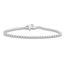 Brilliant Moments Diamond Tennis Bracelet 3 ct tw 14K White Gold 7.25"