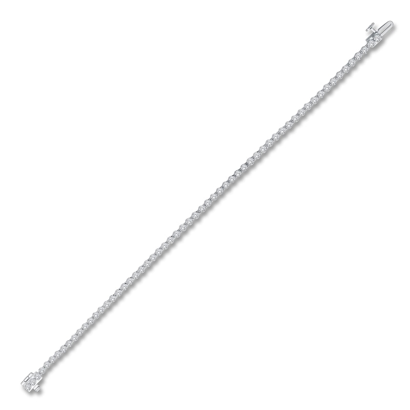 Main Image 2 of Brilliant Moments Diamond Tennis Bracelet 3 ct tw 14K White Gold 7.25"
