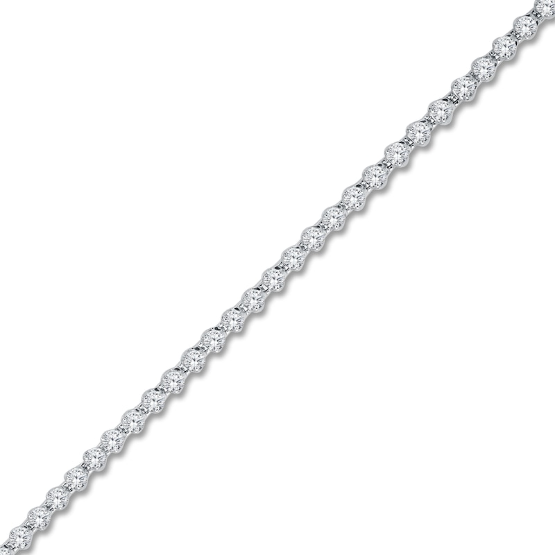 Main Image 3 of Brilliant Moments Diamond Tennis Bracelet 3 ct tw 14K White Gold 7.25"