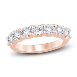 Lab-Grown Diamond Seven-Stone Anniversary Ring 2 ct tw 14K Rose Gold