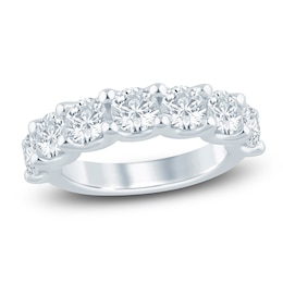 Lab-Grown Diamond Seven-Stone Anniversary Ring 3 ct tw 14K White Gold