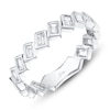 Thumbnail Image 2 of Shy Creation Tilted Baguette-Cut Diamond Ring 1/5 ct tw 14K White Gold SC55028486