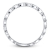 Thumbnail Image 3 of Shy Creation Tilted Baguette-Cut Diamond Ring 1/5 ct tw 14K White Gold SC55028486