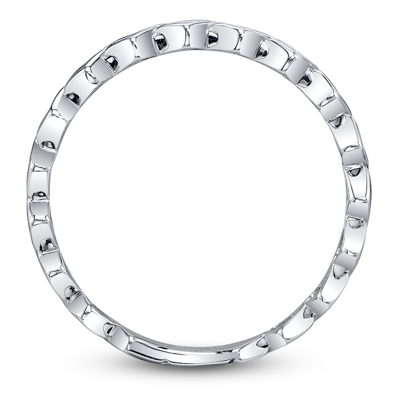Main Image 3 of Shy Creation Tilted Baguette-Cut Diamond Ring 1/5 ct tw 14K White Gold SC55028486