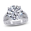 Thumbnail Image 1 of Round-Cut Lab-Grown Diamond Hidden Halo Engagement Ring 5-1/2 ct tw 14K White Gold