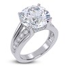 Thumbnail Image 2 of Round-Cut Lab-Grown Diamond Hidden Halo Engagement Ring 5-1/2 ct tw 14K White Gold