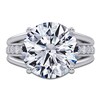 Thumbnail Image 3 of Round-Cut Lab-Grown Diamond Hidden Halo Engagement Ring 5-1/2 ct tw 14K White Gold