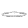 Thumbnail Image 1 of Men's Diamond Tennis Bracelet 2-1/2 ct tw Sterling Silver 8.5"