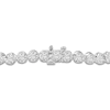 Thumbnail Image 2 of Men's Diamond Tennis Bracelet 2-1/2 ct tw Sterling Silver 8.5"