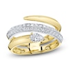 Thumbnail Image 1 of Shy Creation Pear-Shaped Diamond Wrap Ring 5/8 ct tw 14K Two-Tone Gold SC55029060