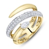 Thumbnail Image 2 of Shy Creation Pear-Shaped Diamond Wrap Ring 5/8 ct tw 14K Two-Tone Gold SC55029060