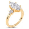 Thumbnail Image 2 of Marquise-Cut Lab-Grown Diamond Engagement Ring 3-1/6 ct tw 14K Yellow Gold