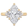 Thumbnail Image 3 of Marquise-Cut Lab-Grown Diamond Engagement Ring 3-1/6 ct tw 14K Yellow Gold