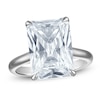Thumbnail Image 1 of Radiant-Cut Lab-Grown Diamond Solitaire Plus Engagement Ring 8-1/5 ct tw Platinum
