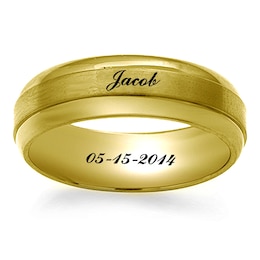 Engravable Men's Ring (2 Lines)