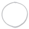 Thumbnail Image 2 of Certified Diamonds 10 ct tw Round 14K White Gold Tennis Necklace