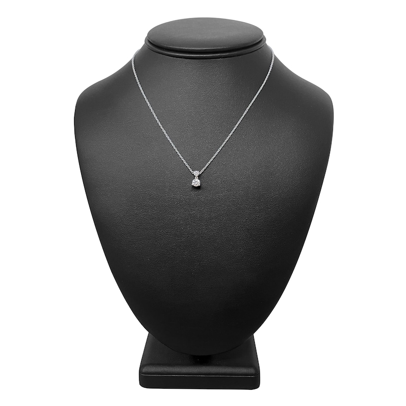 Main Image 2 of Diamond Necklace 1/2 ct tw Round 14K White Gold