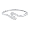 Thumbnail Image 0 of Diamond Bangle 1/20 ct tw Round Sterling Silver