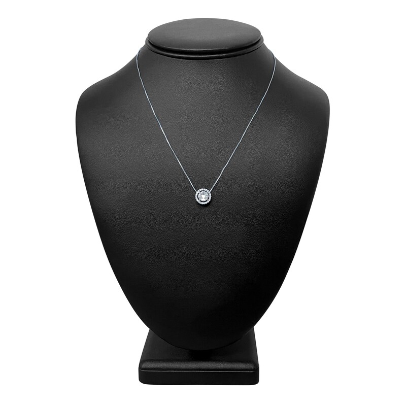 Main Image 4 of Diamond Necklace 5/8 carat tw 14K White Gold