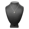 Thumbnail Image 4 of Diamond Heart Necklace 1/3 carat tw 14K White Gold