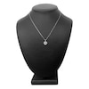 Thumbnail Image 3 of Diamond Heart Necklace 1/4 ct tw Round 14K White Gold