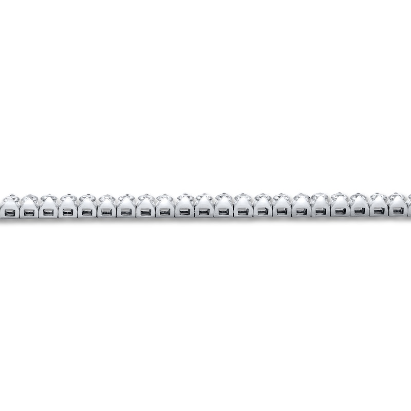 Main Image 2 of Diamond Tennis Bracelet 6 ct tw Round 14K White Gold