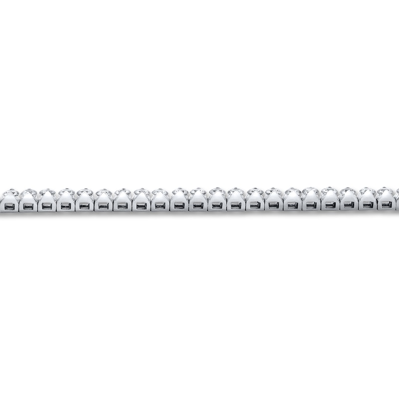 Diamond Bracelet 6 ct tw Round 14K White Gold