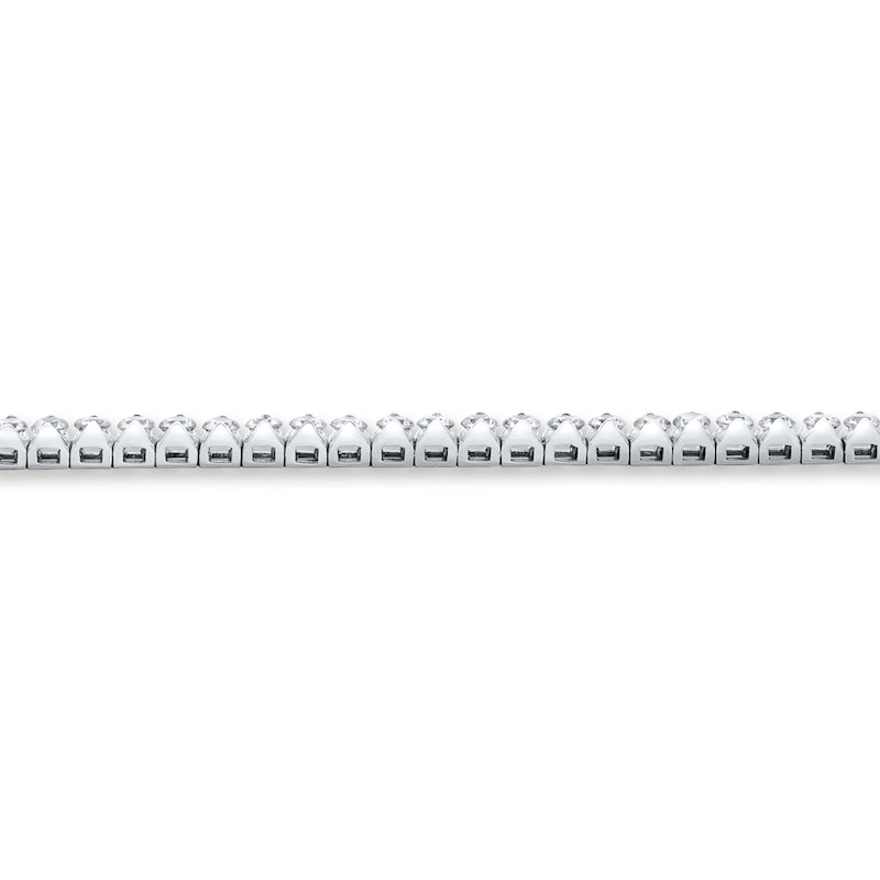 Main Image 2 of Diamond Tennis Bracelet 8 ct tw Round 14K White Gold
