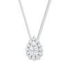 Thumbnail Image 0 of Diamond Necklace 3/4 ct tw Round 14K White Gold