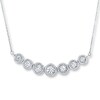 Thumbnail Image 1 of Diamond Necklace 1 ct tw Round 14K White Gold