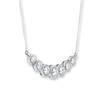 Thumbnail Image 3 of Diamond Necklace 1 ct tw Round 14K White Gold
