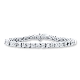 Diamond Bracelet 2 ct tw Round-cut 14K White Gold