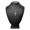 Thumbnail Image 4 of Diamond Cross Necklace 3/4 ct tw Round 14K White Gold