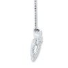 Thumbnail Image 1 of Diamond Heart Necklace 1/5 ct tw Round Sterling Silver