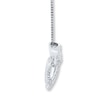 Thumbnail Image 2 of Diamond Heart Necklace 1/5 ct tw Round Sterling Silver