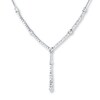 Thumbnail Image 1 of Diamond Necklace 2 ct tw Round 14K White Gold