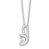 Thumbnail Image 2 of Diamond Necklace 1/3 carat tw Round 14K White Gold