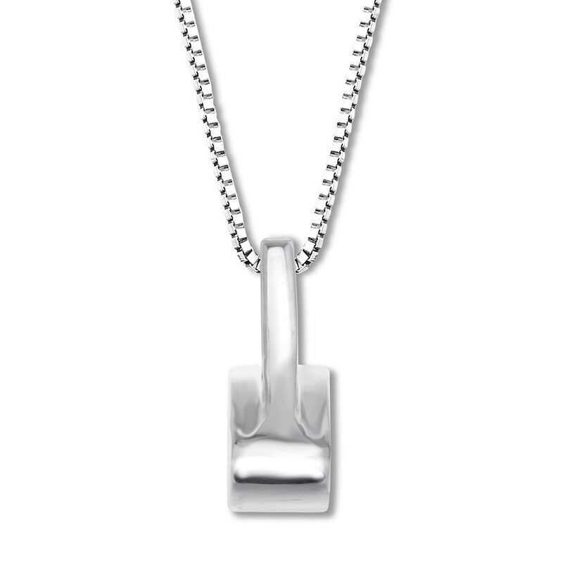 Main Image 3 of Diamond Necklace 1/3 carat tw Round 14K White Gold