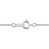 Thumbnail Image 3 of Diamond Leaf Necklace 1/5 ct tw Round 10K White Gold