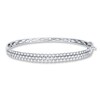 Thumbnail Image 1 of Diamond Bangle 3 ct tw Round 14K White Gold